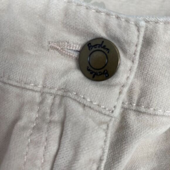 Boden Womens Pants Tan Size 8 Ankle Mid Rise  Stretch Cotton Blend Soft Comfort - Picture 11 of 15